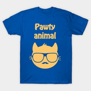 Pawty animal (orange) T-Shirt